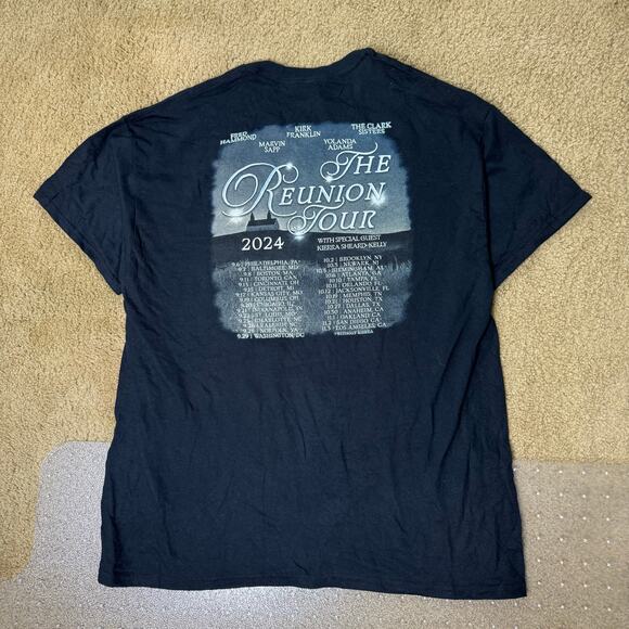 THE REUNION TOUR SHIRT BAND TSHIRT BLACK MENS SHORT SLEEVE VINTAGE - Picture 4 of 4